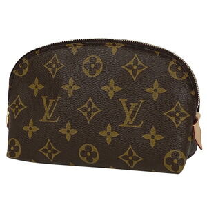 Louis Vuitton Cosmetic Makeup Pouch Monogram Brown